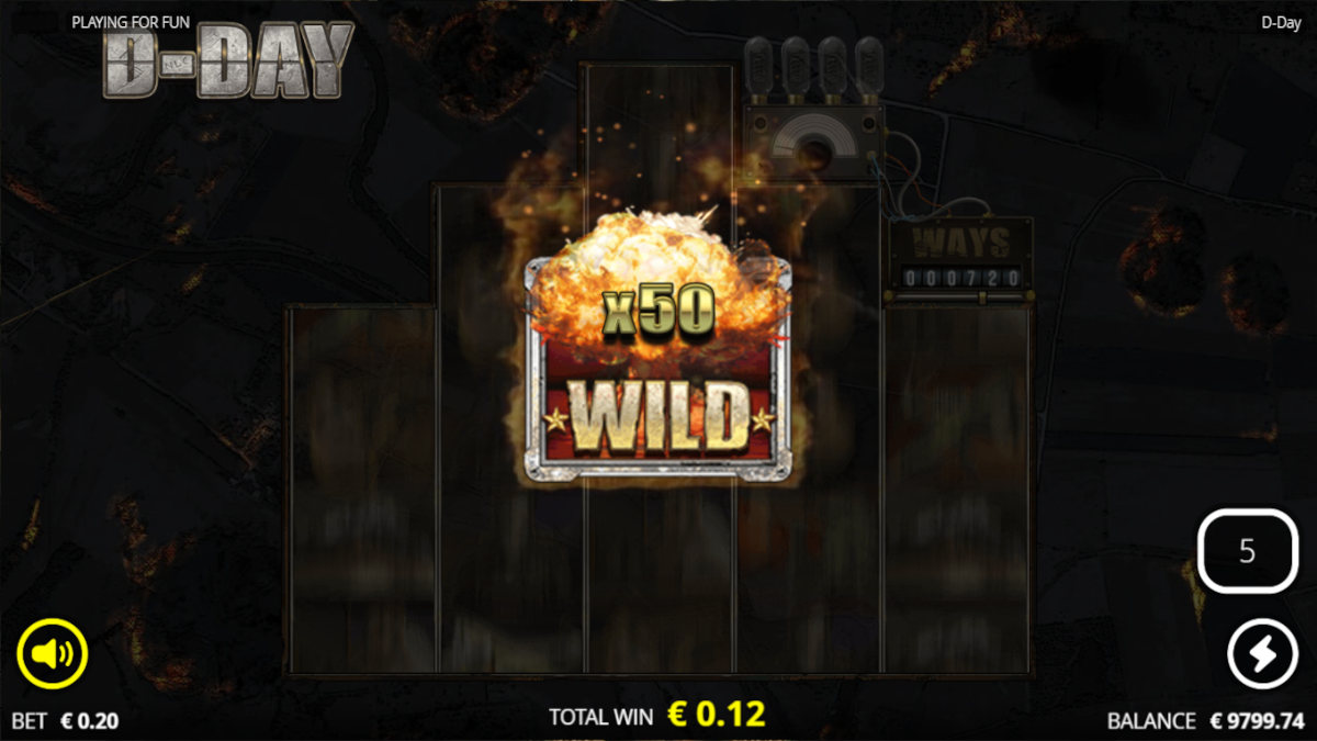 wild appears in bonus free spins d day